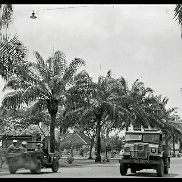 Jalanan Pontianak tempo dulu (Instagram/@pontianaksejarah)