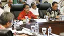 Menteri Pemberdayaan Perempuan dan Perlindungan Anak Yohana Yembise dalam diskusi Forum Medan Merdeka Barat (FMB) di Jakarta, Senin (23/10). Diskusi memaparkan tiga tahun capaian pemerintahan Joko Widodo (Jokowi) - Jusuf Kalla. (Liputan6.com/Angga Yuniar)