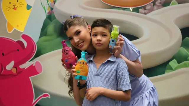 Artis Mikaila Patritz ungkap Perawatan Tubuh dan Wajah untuk Anaknya. dok. Momami