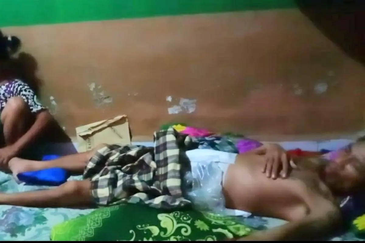 Evan, pasien kanker usus yang dioperasi di Rumah Sakit Bahteramas Sulawesi Tenggara.(Liputan6.com/Ahmad Akbar Fua)