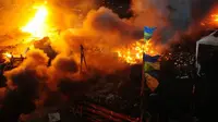 21 Orang Tewas dalam Bentrokan, Ibukota Ukraina Makin Mencekam