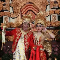 Aden Bajaj dan Shinta Fitria saat akad nikah (Dok. Pribadi/Aden Bajaj)
