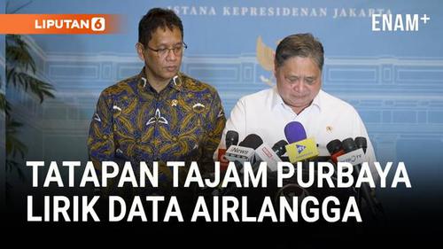 Tatapan Tajam Purbaya Lirik Data Airlangga, Minta Jawab Pertanyaan Wartawan Soal Pajak