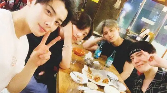 97 Line: Cha Eunwoo, Jungkook, Mingyu, Yugyeom