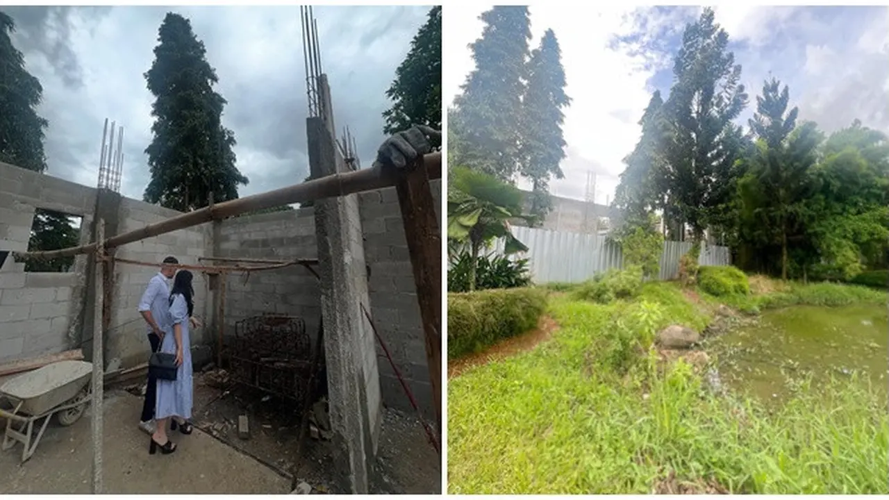 6 Potret Pembangunan Rumah Impian Asmirandah, Terletak di Samping Danau