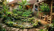 7 Konsep Ide Pekarangan yang Menggabungkan Kolam, Kebun dan Area Santai