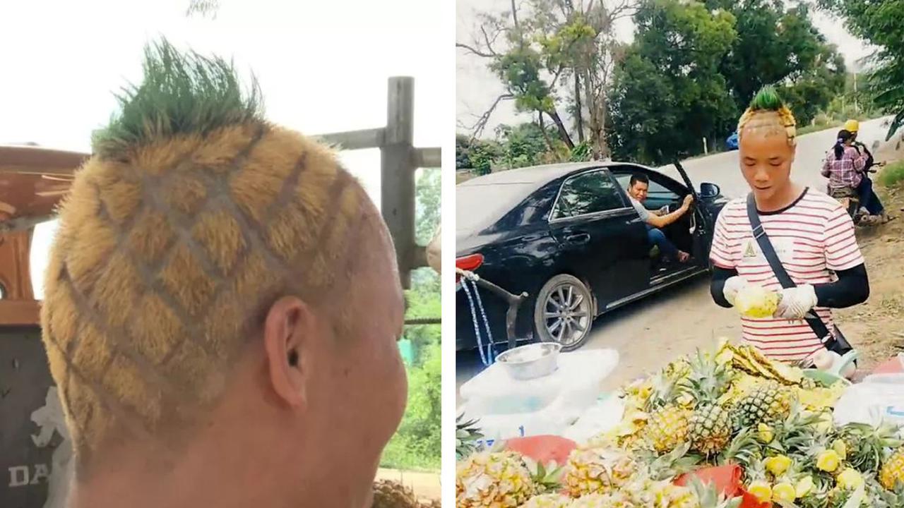 Potong Rambut Jadi Model Nanas, Penjual Ini Berhasil Tingkatkan Penjualan