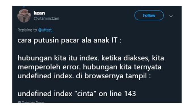 7 Cara Putuskan Pacar Sesuai Jurusan Ala Netizen Ini Kocak Banget