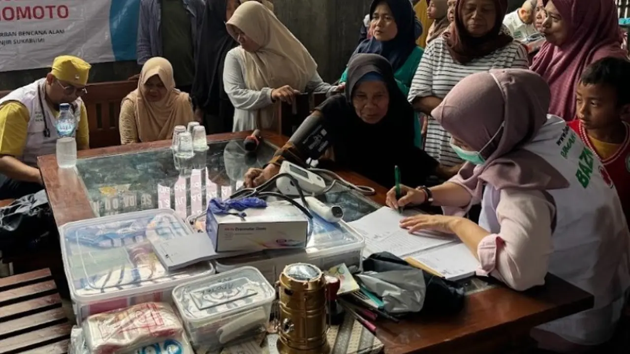Kolaborasi Membantu Korban Bencana Banjir dan Tanah Longsor Sukabumi