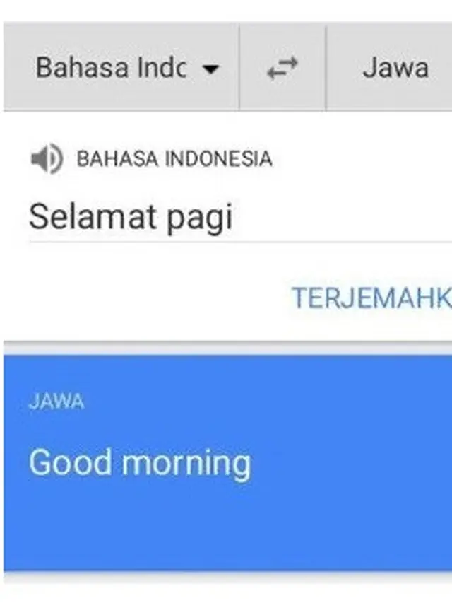 Terjemahan Google Translate Bahasa Jawa Ini Bikin Mikir Dua Kali