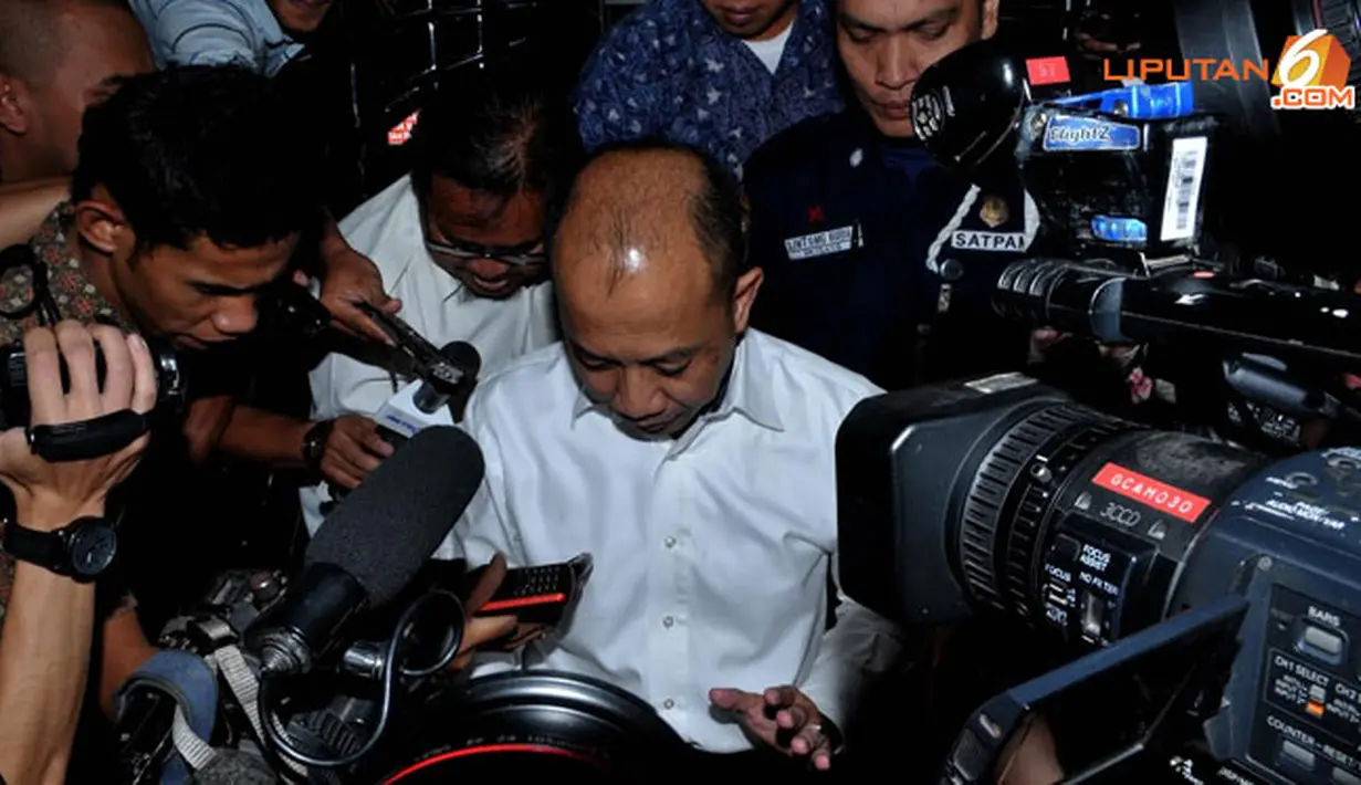 Johanes diperiksa sebagai saksi atas kasus dugaan suap dengan tersangka Rudi Rubiandini (Liputan6.com/Andrian M Tunay)