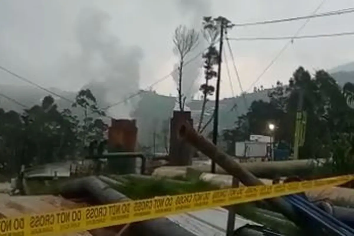 Pengeboran sumur panas bumi Geo Dipa, Dieng, Banjarnegara. (Foto: Istimewa/tangkapan layar video)