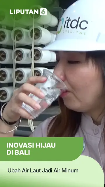 Inovasi Hijau di Bali, Ubah Air Laut Jadi Air Minum