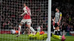 Bermain di Stadion Emirates, Arsenal bungkam tim tamu, Newcastle United. (AP Photo/Alastair Grant)