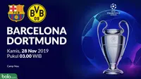 Prediksi Barcelona Vs Borussia Dortmund: Amankan Tiket ke 16 Besar