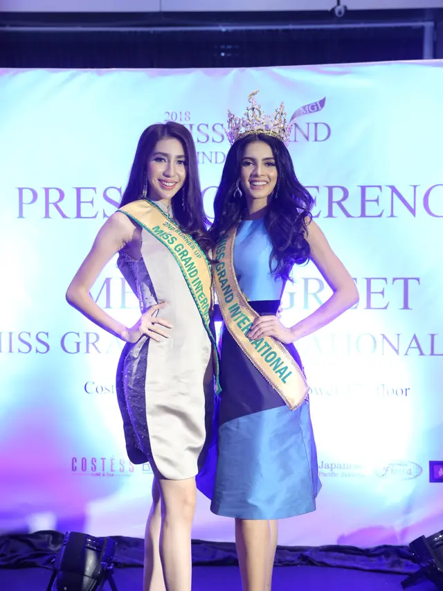 [Fimela] Clara Sosa (Miss Grand International 2018) - Nadia Purwoko (Miss Grand Indonesia 2018)