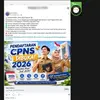 Cek Fakta: Tidak Benar Link Pendaftaran CPNS 2026