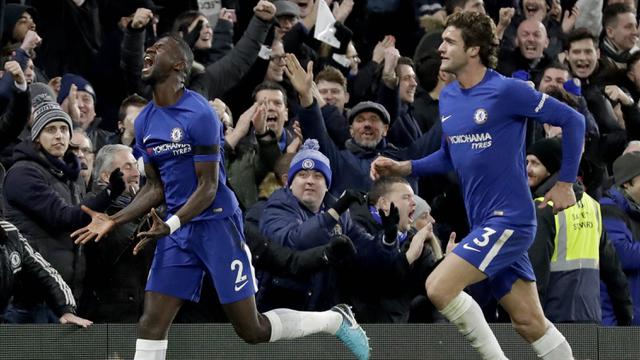 FOTO: Antonio Rudiger Antar Chelsea Kalahkan Swansea