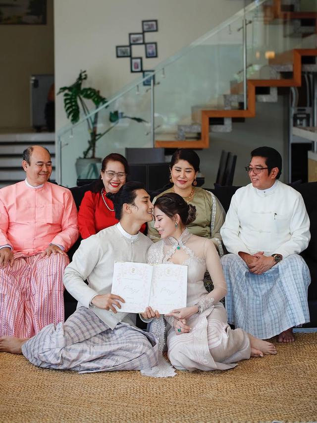 9 Potret Pernikahan Paing Takhon Eks Biksu Myanmar, Menikahi Putri Raja Minyak