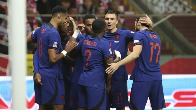 Hasil UEFA National League Polandia vs Belanda