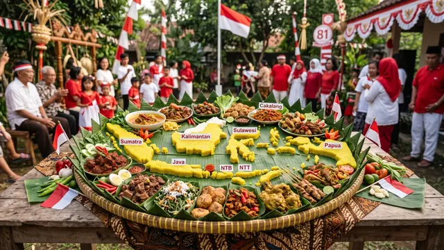 Tumpeng Kemerdekaan 17 Agustus