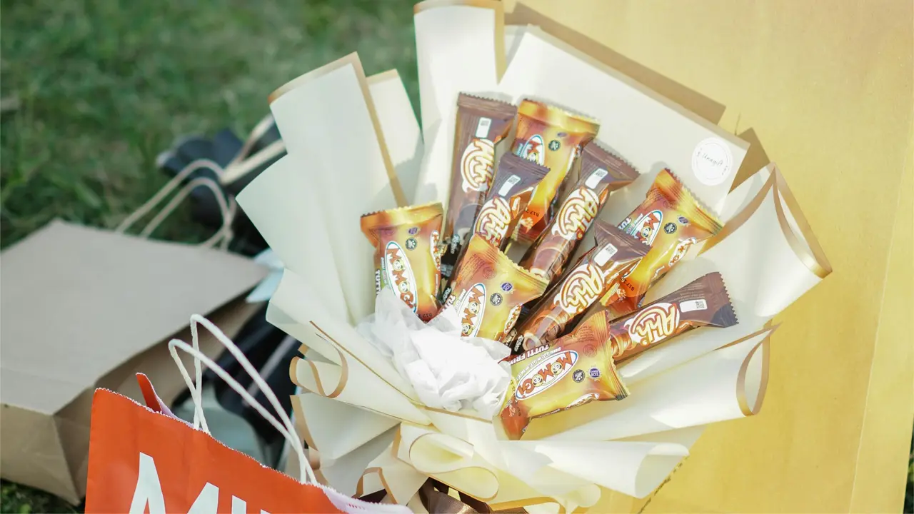 Ide Jualan Snack Bouquet Valentine's Day Modal Rp10 Ribuan