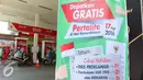 Pertamina berikan Pertalite gratis untuk memeriahkan HUT RI ke-71 dengan membacakan teks proklamasi dan Pembukaan UUD 45, Jakarta, Rabu (17/8). (Liputan6.com/Angga Yuniar)