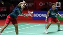 Apriyani Rahayu/Siti Fadia menang 26-24, 21-16 atas Efler/Lohau dalam waktu 50 menit. (Liputan6.com/Helmi Fithriansyah)