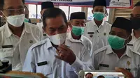 Walikota Serang, Syafrudin, Saat Di Wawancari Awak Media. (Rabu, 21/04/2021). (Liputan6.com/Yandhi Deslatama).