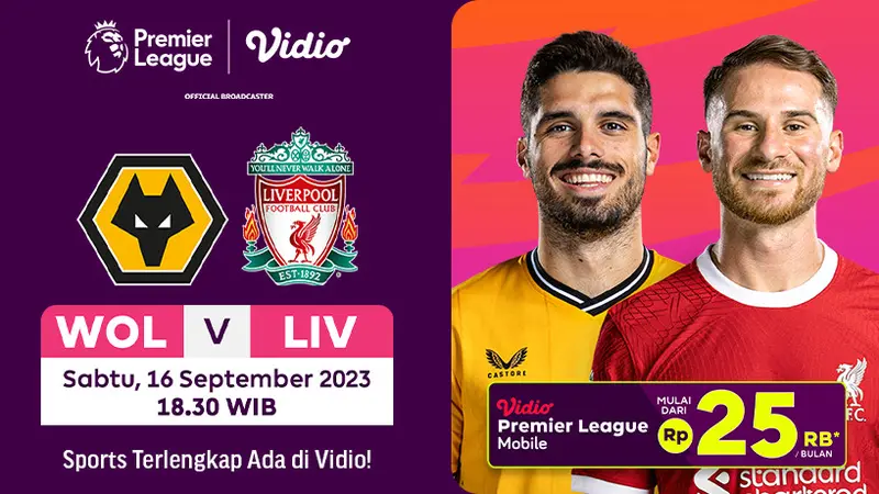 Link live streaming Wolves vs Liverpool
