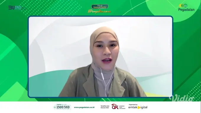 Kiat Wujudkan Resolusi Emas Ala Zasqia Adya Mecca di Webinar Generasi Pandai Pegadaian