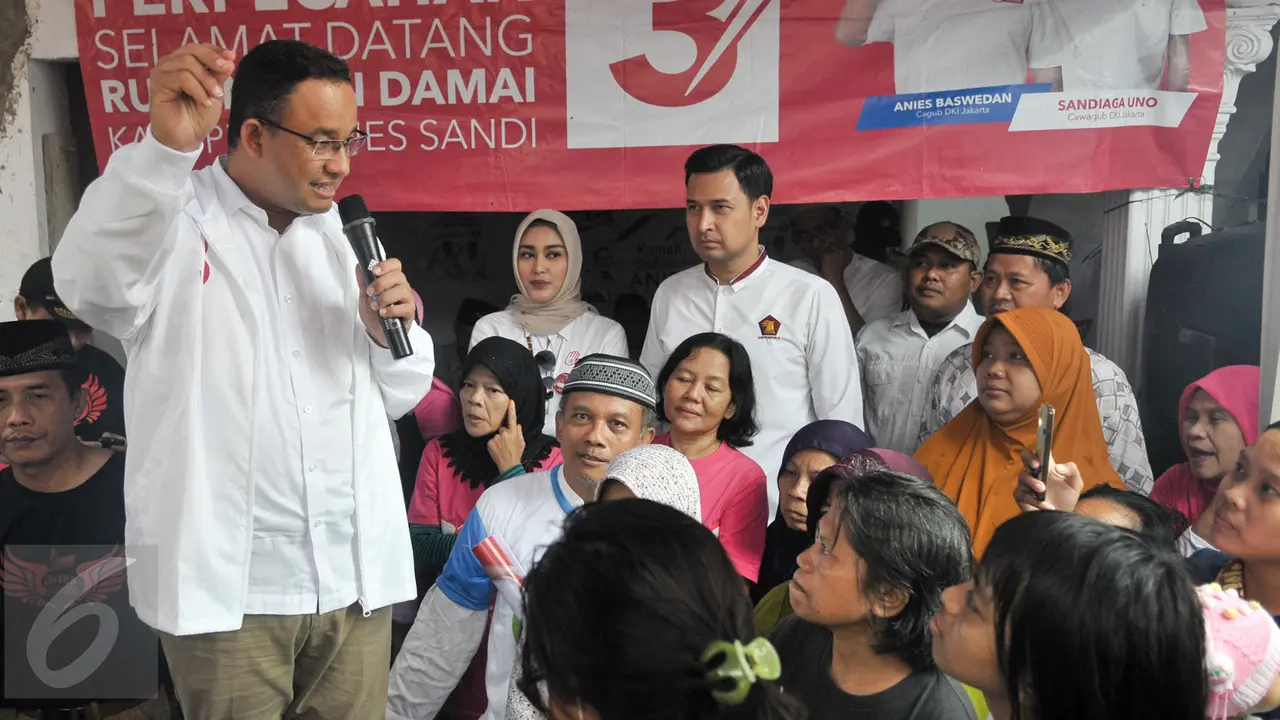 Temui Warga Ampera, Anies Sosialisasikan KJP Plus