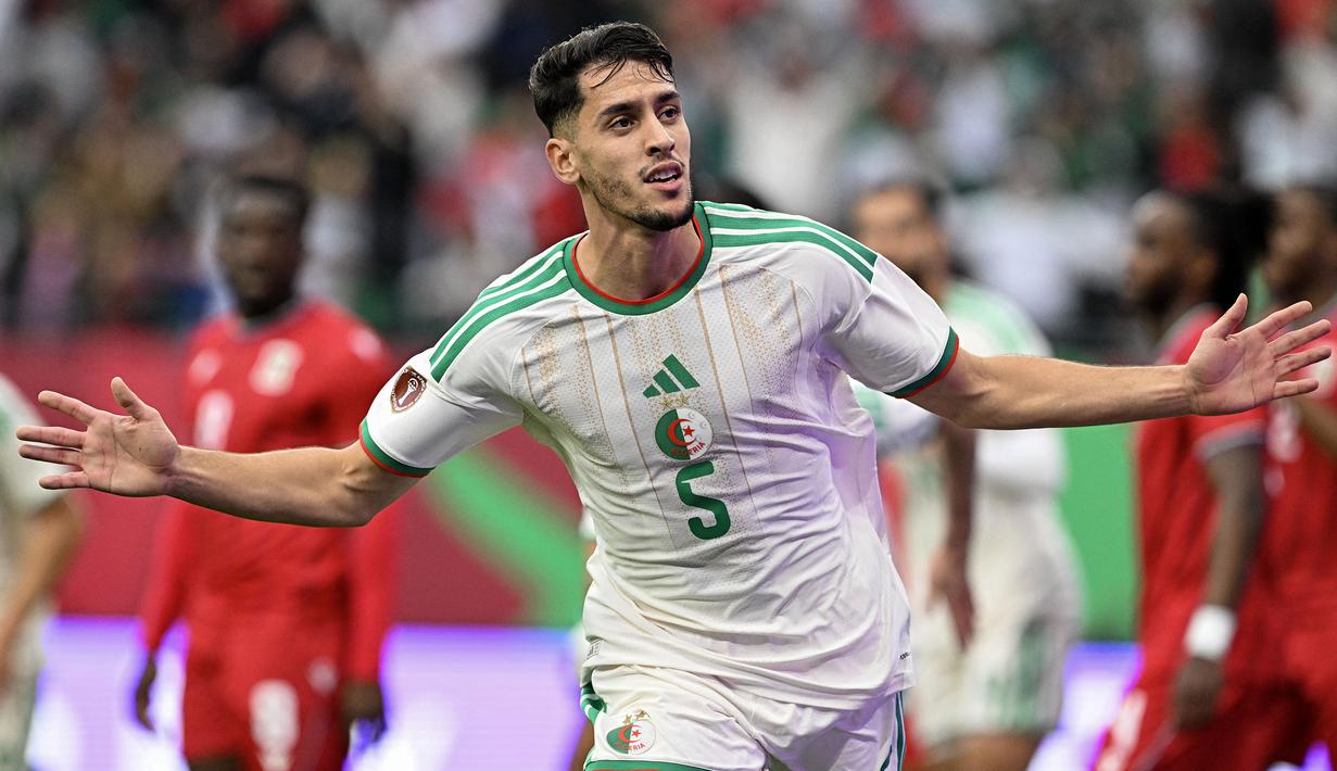 Aljazair menutup tahun 2025 dengan kemenangan sempurna di Piala Afrika, Rabu (31/12/2025) waktu setempat. (AFP/Paul Ellis)