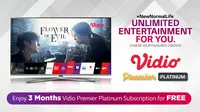 LG Electronics Indonesia mengumumkan kemitraannya bersama layanan streaming Vidio untuk hadirkan kemudahan menonton di berbagai perangkat. (Sumber: Vidio)