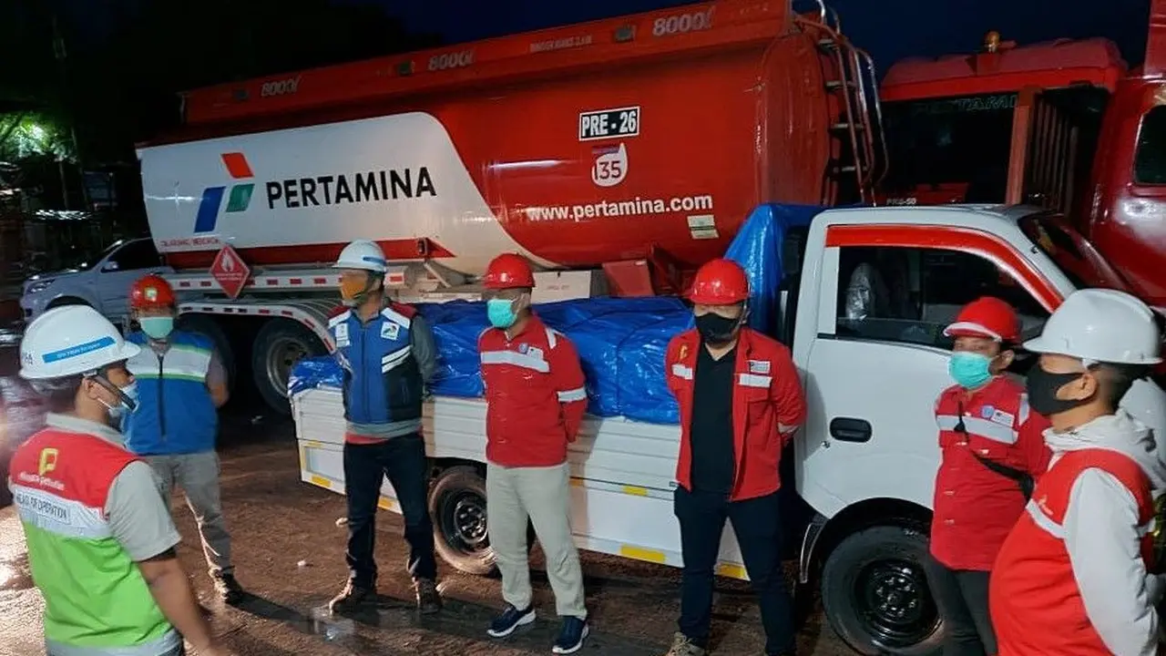 Elnusa Petrofin membentuk Satgas bencana gempa dan mengirimkan sejumlah bantuan logistik ke Majene, Sulawesi Barat. (Dok Elnusa)