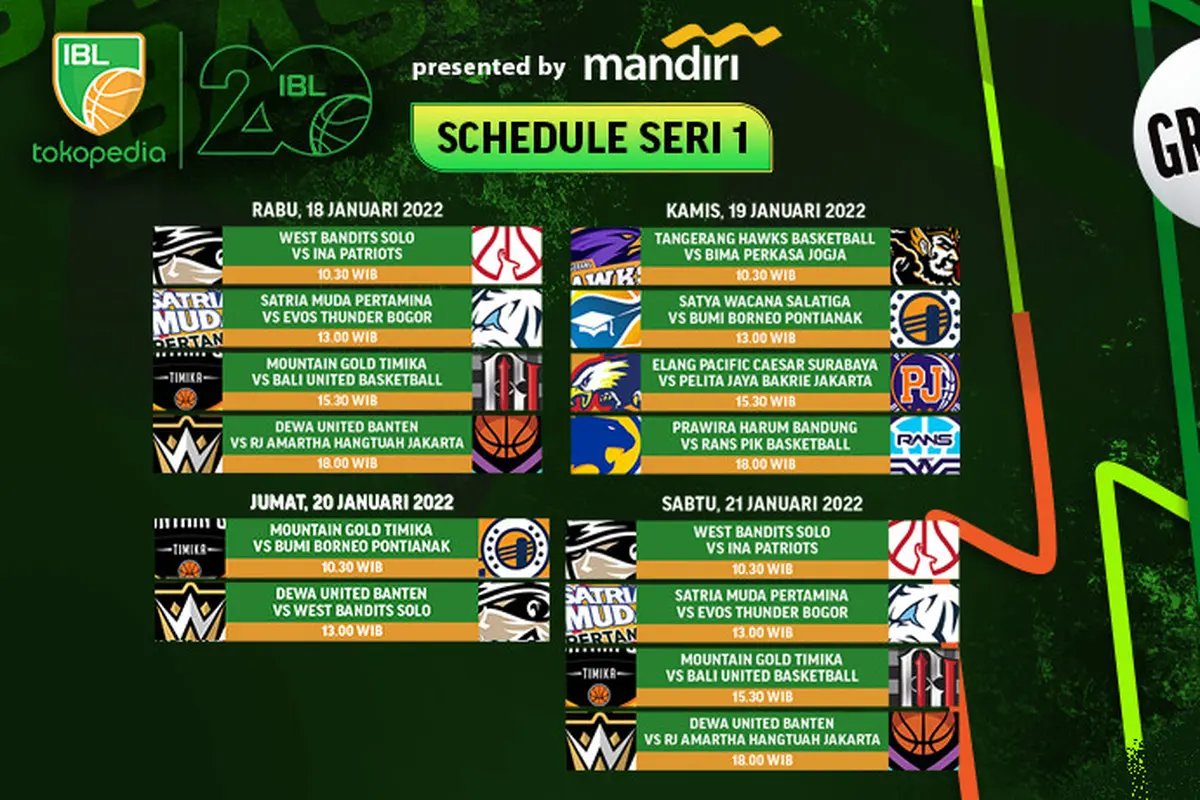 Live Streaming IBL 2023 Seri Pertama Playoff di Vidio 18 sampai 21 Januari 2023