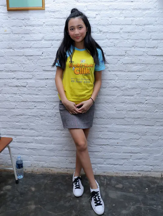 Chloe mengatakan bahwa sosok Audrey yang diperankan memiliki sifat yang bertolak belakang dengan karakternya yang asli. Kalau Audrey susah bergaul, sedangkan Chloe adalah anak yang introvert. (Deki Prayoga/Bintang.com)