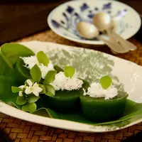 Ilustrasi kue lumpang pandan./Copyright shutterstock.com