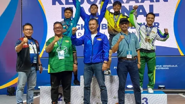 Muhammad Husni Pecahkan 2 Rekornas di Hari Pertama Kejurnas Angkat Besi 20213