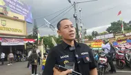 Kasi Humas Polres Metro Depok, AKP Made Budi saat ditemui di Polres Metro Depok (Liputan6.com/Dicky Agung Prihanto)