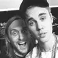 Justin Bieber dan David Guetta. [Twitter]