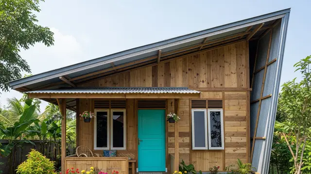 Inspirasi Rumah Kampung Low Budget Sederhana 1 Kamar Tapi Estetik