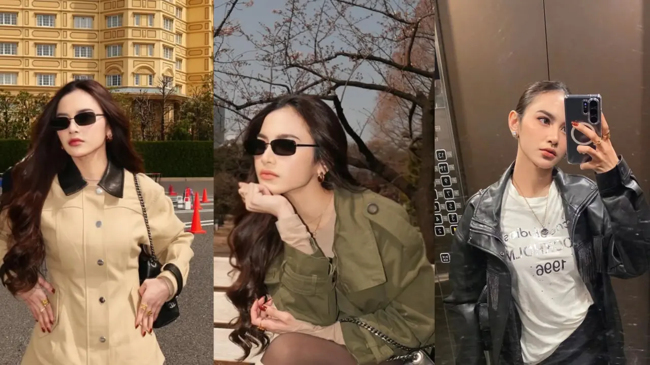 Inspirasi OOTD Liburan Kece Mahalini Raharja yang Andalkan Boots Selama Jalan-Jalan Keliling Jepang