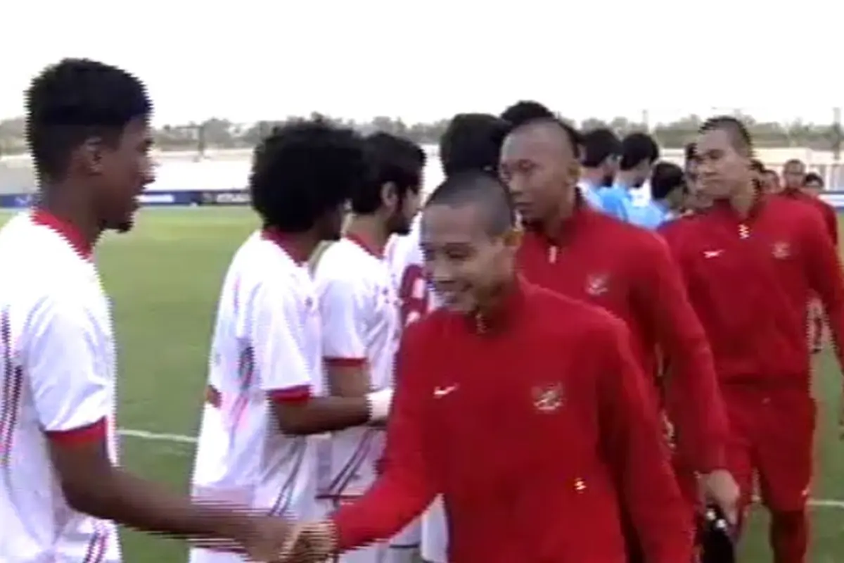 Timnas U-19 Tekuk Lagi UEA Di Stadion Tyeyab Awana
