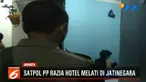 Petugas turut mengamankan seorang wanita yang masih berstatus pelajar tengah bersama teman prianya.
