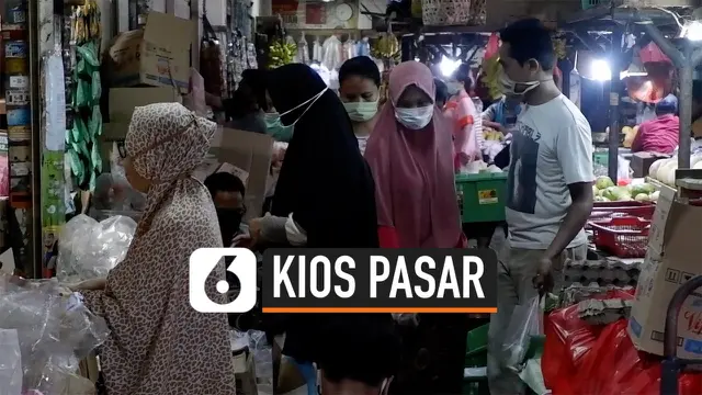 VIDEO: Cegah Covid-19 Kios Pasar Bakal Diberlakukan Ganjil Genap