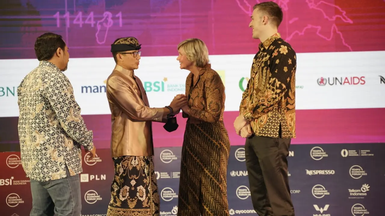 Menteri Pariwisata dan Ekonomi Kreatif Sandiaga Salahuddin Uno