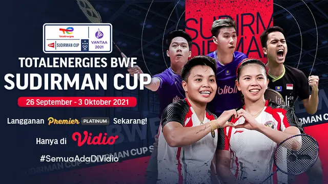 Tim Bulutangkis Indonesia Piala Sudirman Cup 2021