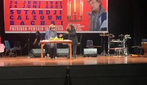 Sambutan Denny JA yang disampaikan saat acara Hadiah Sastra untuk Sutardji Calzoum Bachry di TIM, Jakarta (24/6/2023).