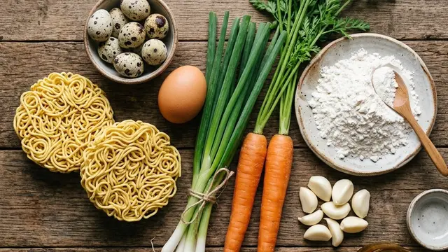 Resep Bola-Bola Mie Isi Telur Puyuh (AI Generated)